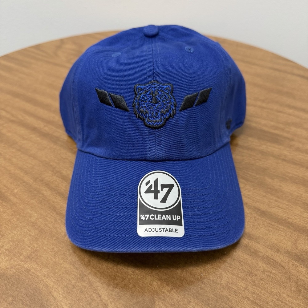 Detroit Tigers '47 Brand City Connect Clean Up Adjustable Hat Dad Cap MLB Royal